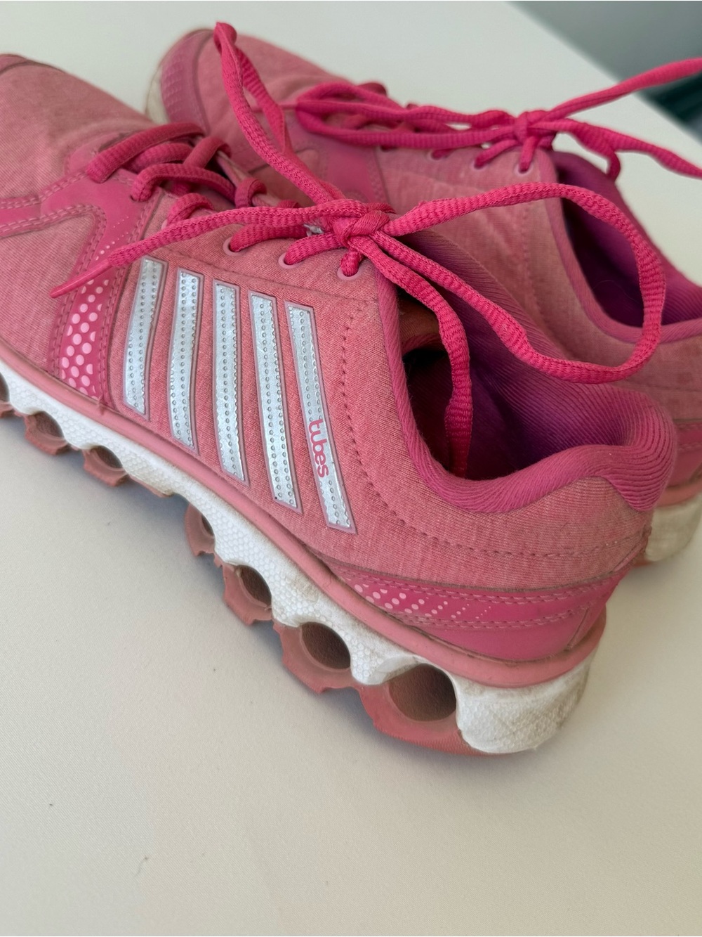 K-Swiss Tubes Pink Running Sneakers Size 8.5